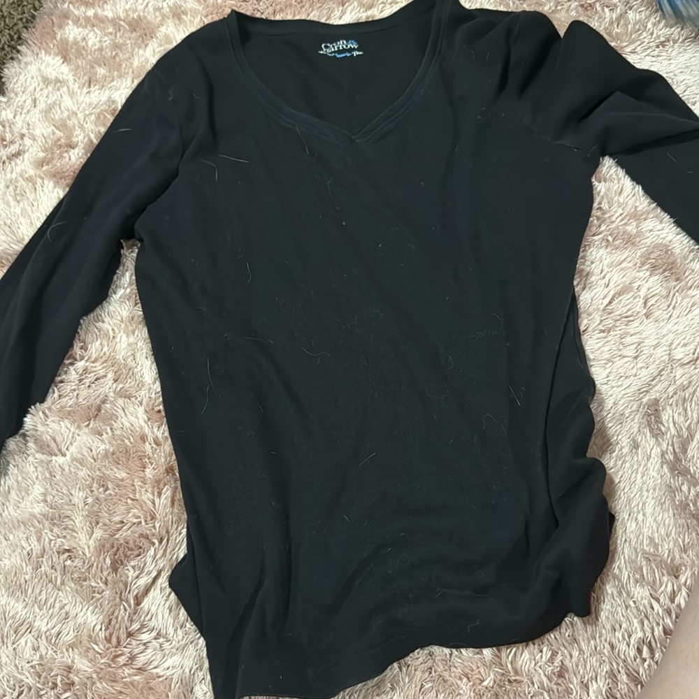 Black, long sleeve shirt